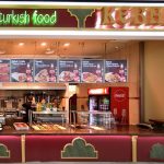 Wejście do sklepu Kebab w Galerii Echo w Kielcach, widok od strony korytarza