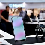 Wnętrze sklepu Samsung Brand Store w Galerii Echo w Kielcach.